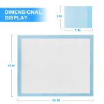 Zdolmy Baby Disposable Changing Pad, 20Pack Soft Waterproof Mat, Portable Diaper Changing Table & Mat, Leak-Proof Breathable Underpads Mattress Play Pad Sheet Protector(13'' 18'') - Image 7